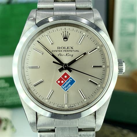 rolex air king 14000 dominos pizza|first Domino's Rolex.